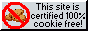 100% cookie free